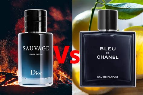 bleu de chanel parfum vs sauvage edp|bleu de chanel comparison.